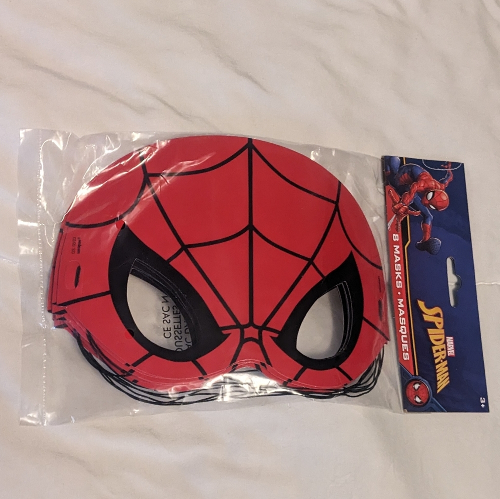 💥🆕 Marvel Spiderman Party Masks (8)